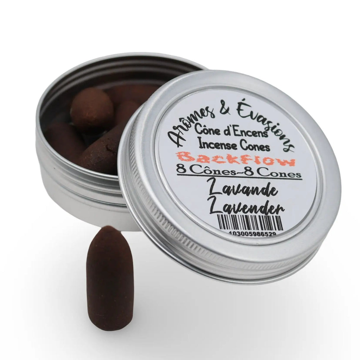 Incense - Backflow Cones - Lavender - 8 Cones