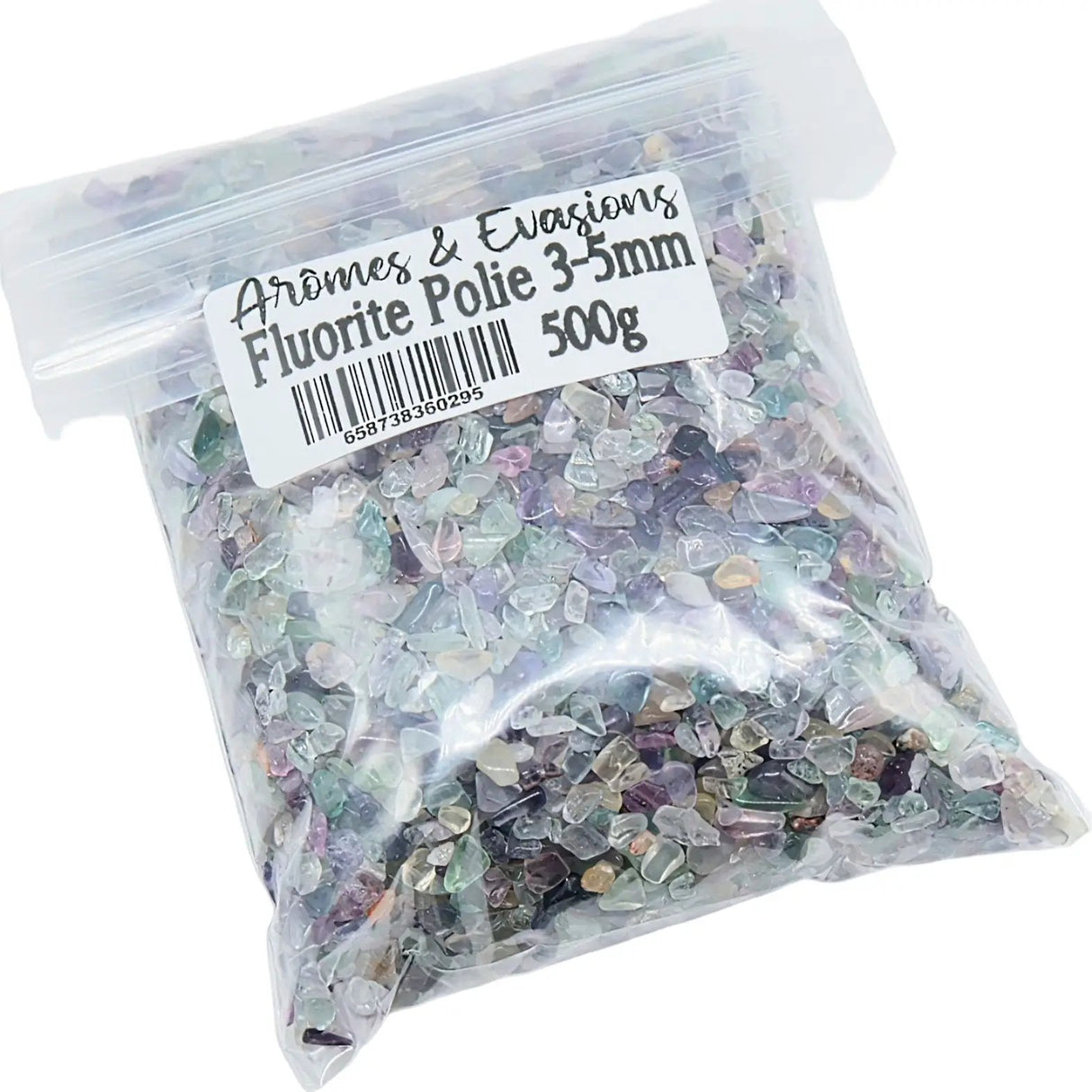 Stone - Tumbled Chips - Fluorite - 3 to 5mm 500 g