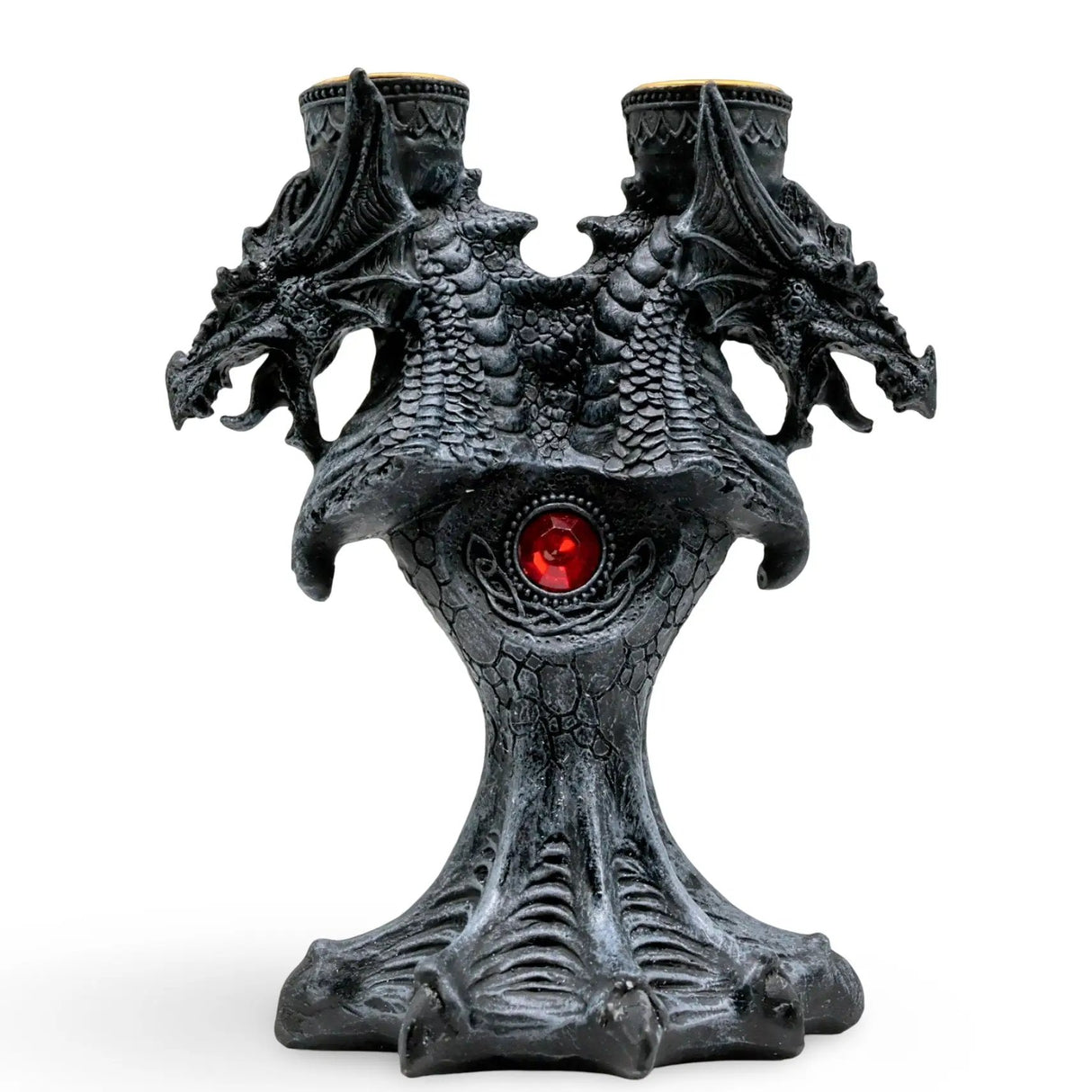 Candle Holder - Double Candle - Dragon