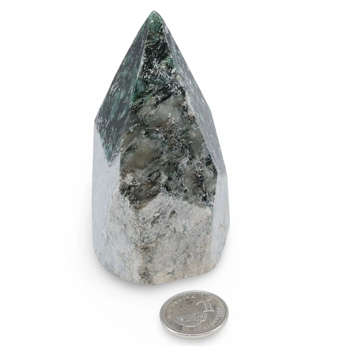 Stone - Emerald Pointed - Top Polish