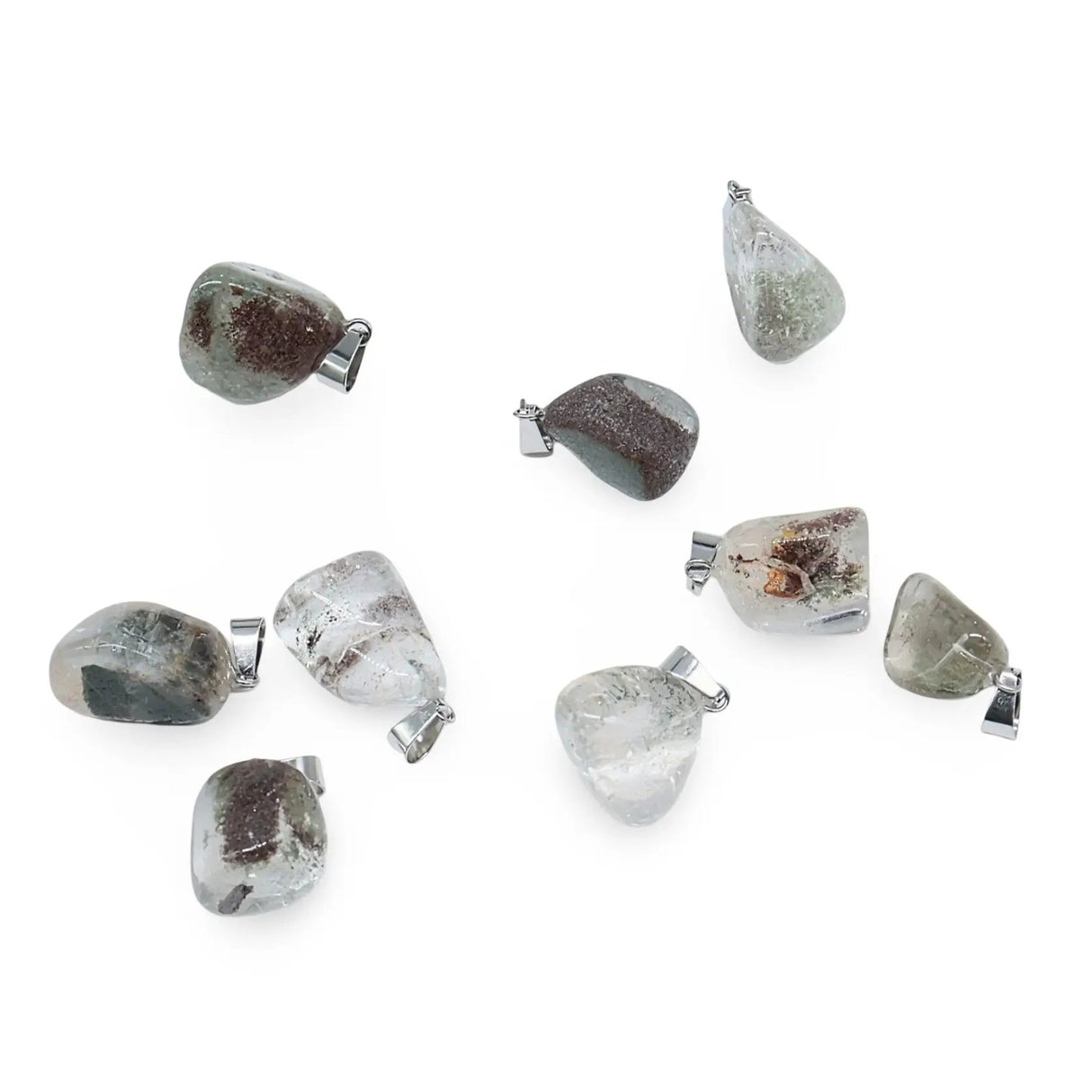 Necklace - Green Phantom (Lodolite)