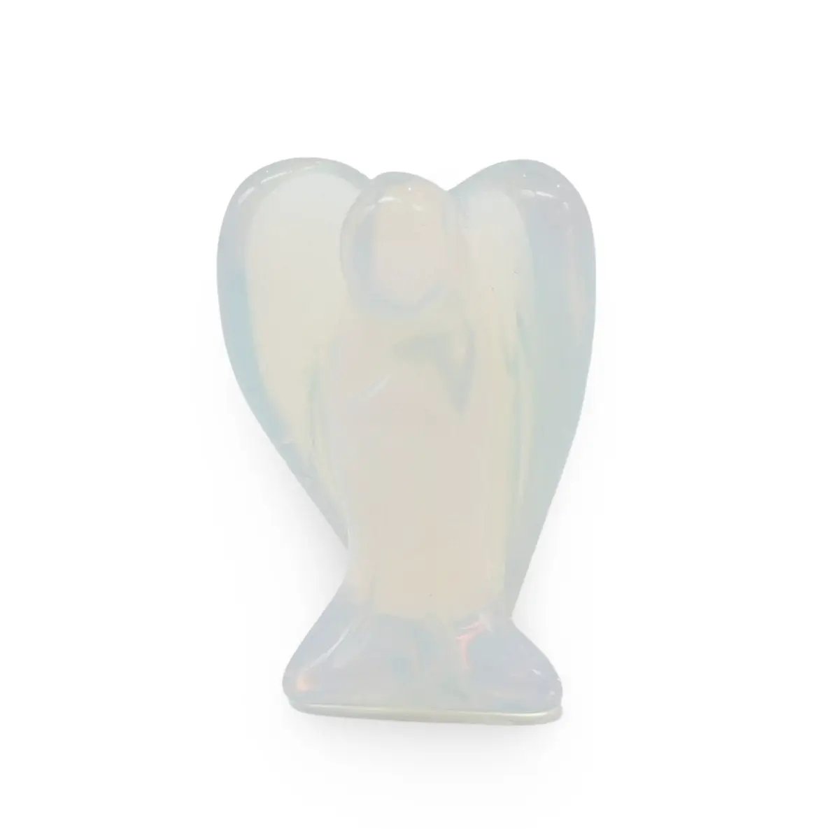Stone - Natural Opalite - Sculpture - Angel - 1"