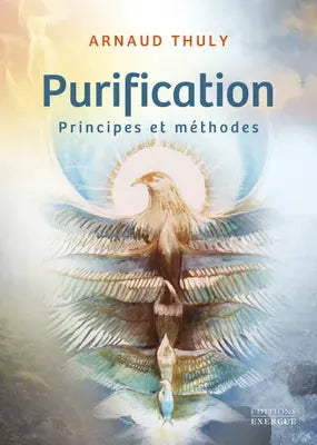 Livre Purification Principes et Méthodes, couverture bleu pastel avec phénix ailé