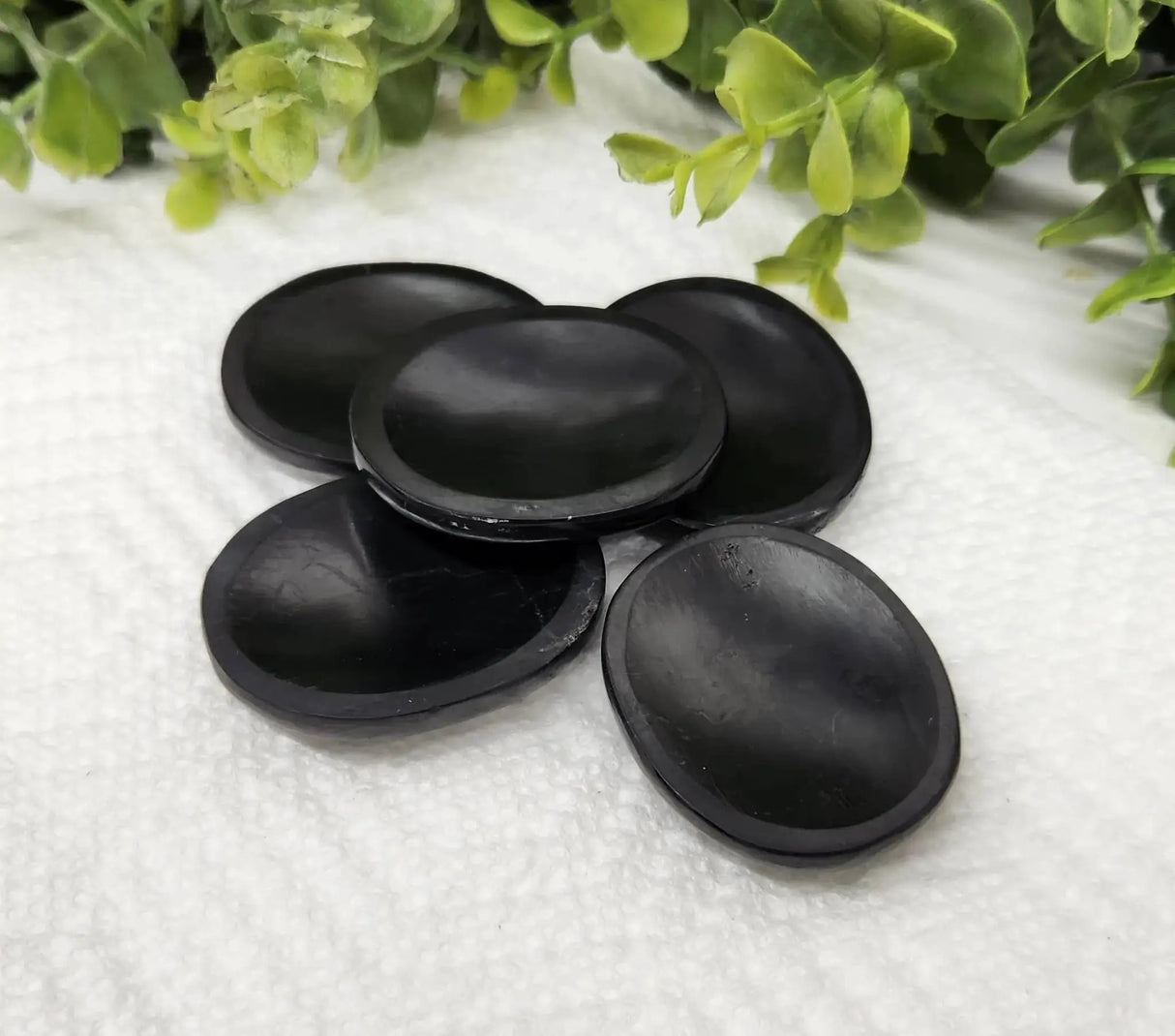 Stones - Shungite Worry Stones - Tumbled
