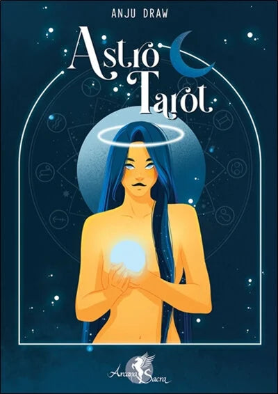 Astro Tarot Oracle deck, French version, blue cover by Pür Sérénité