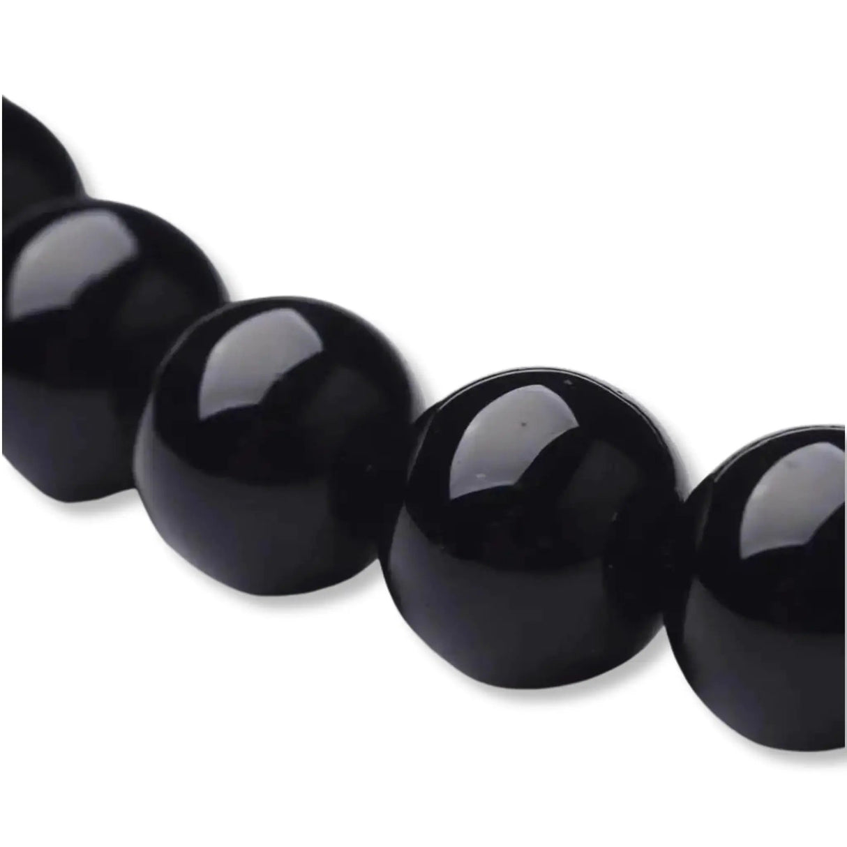Bracelet - Black Agate - 6mm