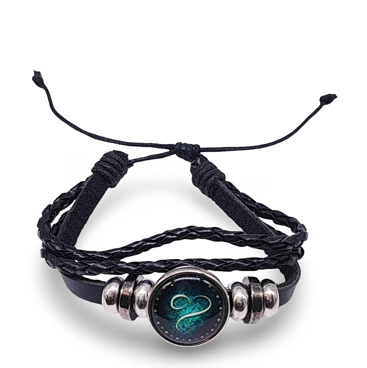 Bracelet -Leather -Celestial Zodiac Sign & Constellation