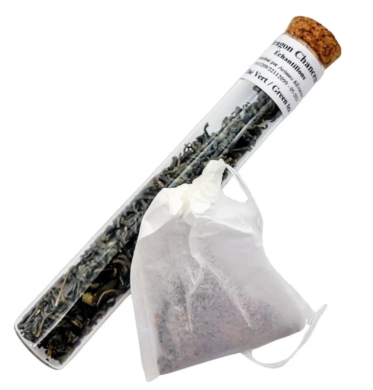Green Tea -Lucky Dragon Hyson -Tea Samples Tea Bags Sample 4 Bags