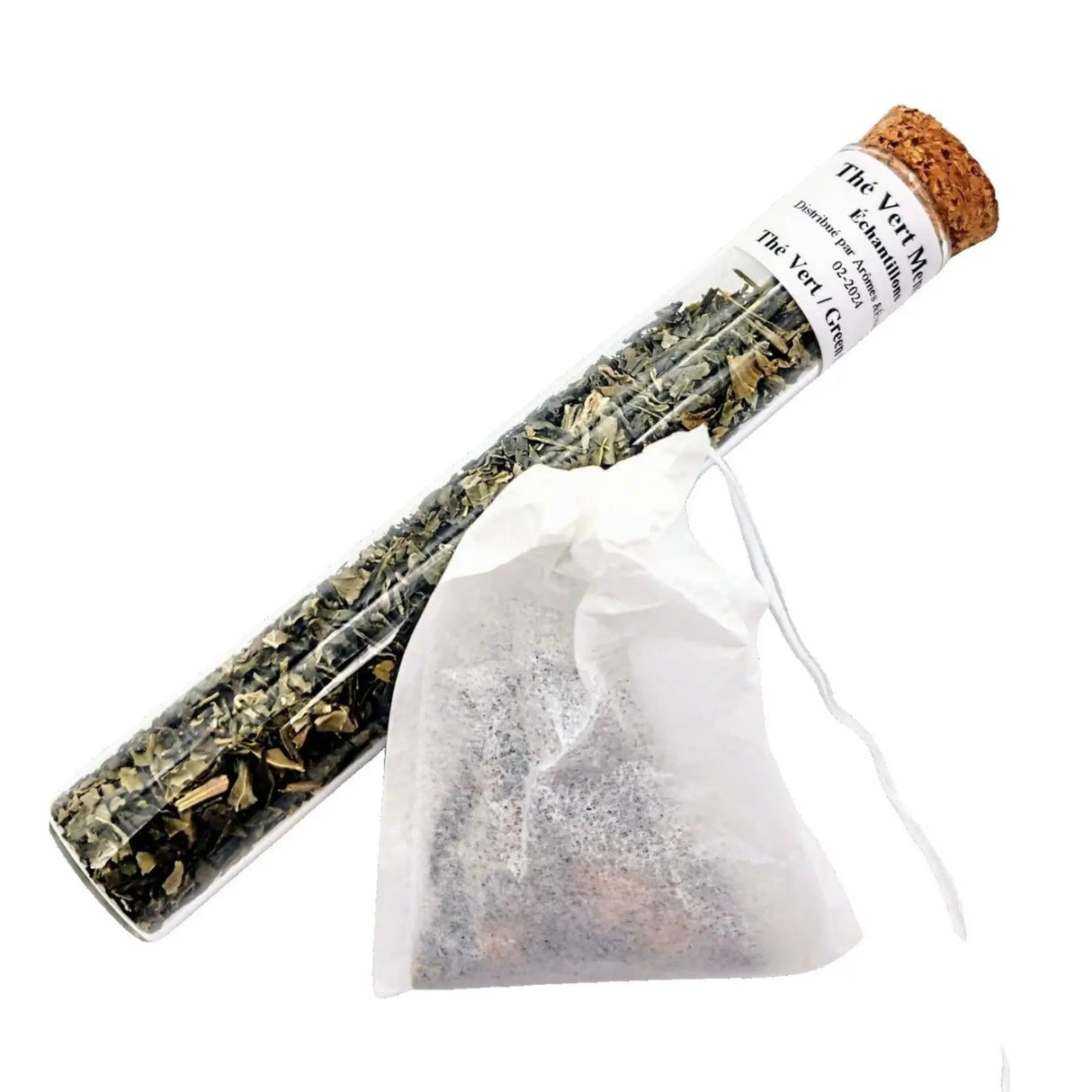 Green Tea -Mint Green Tea -Tea Samples Tea Bags Sample 4 Bags