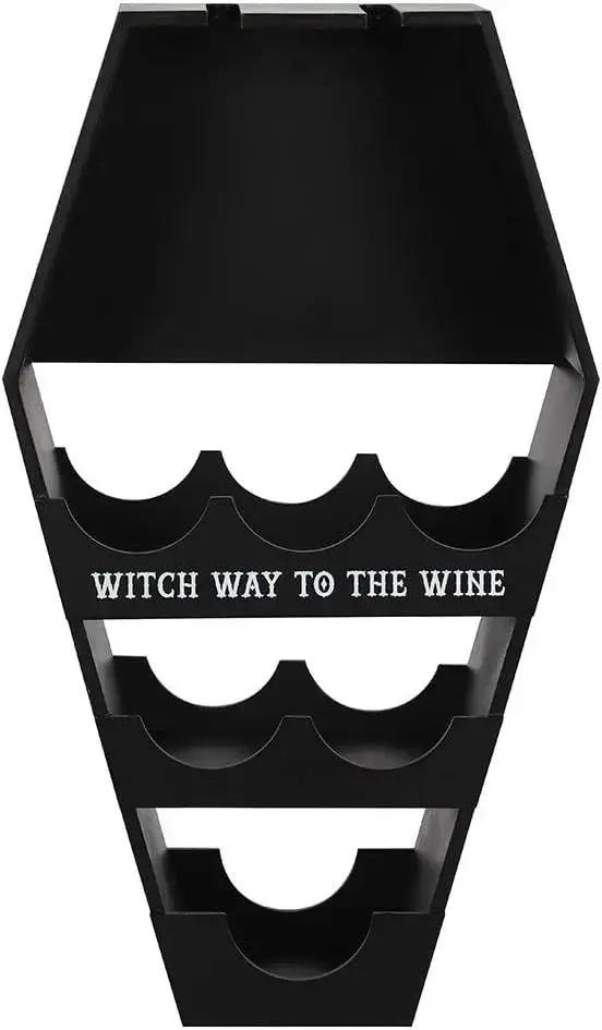 Home Decor -Coffin -Wine Shelf