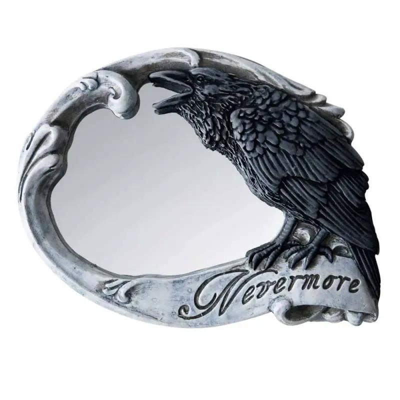 Home Decor -Compact Mirror -Skull & Raven