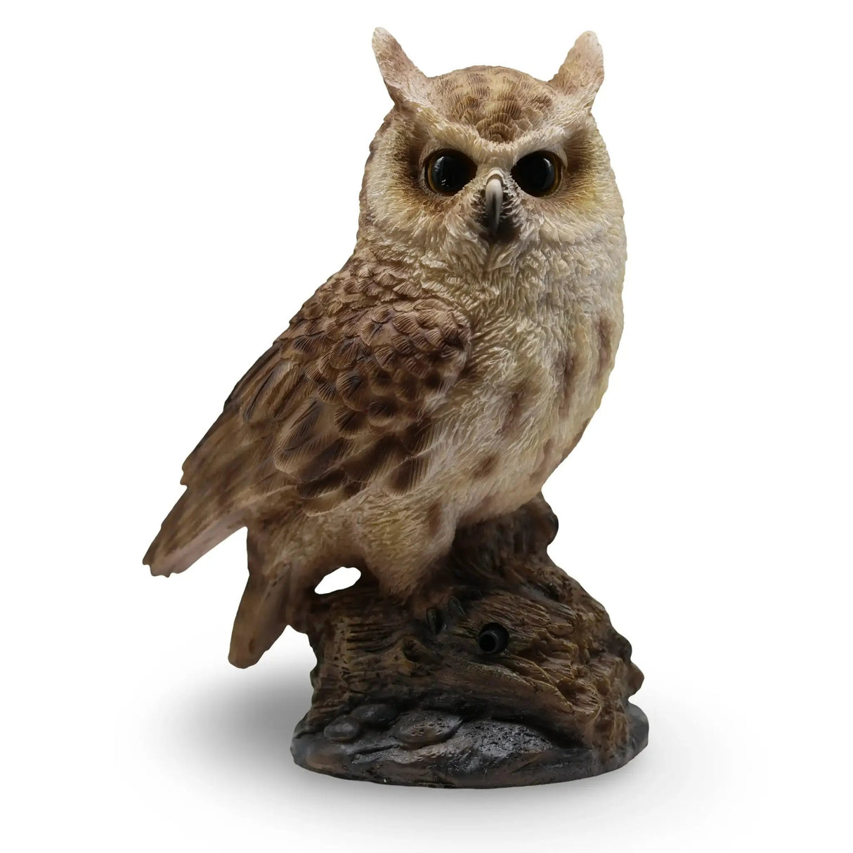 Home Decor - Spirit Animal - Singing Motion Activated - Owl On Stump