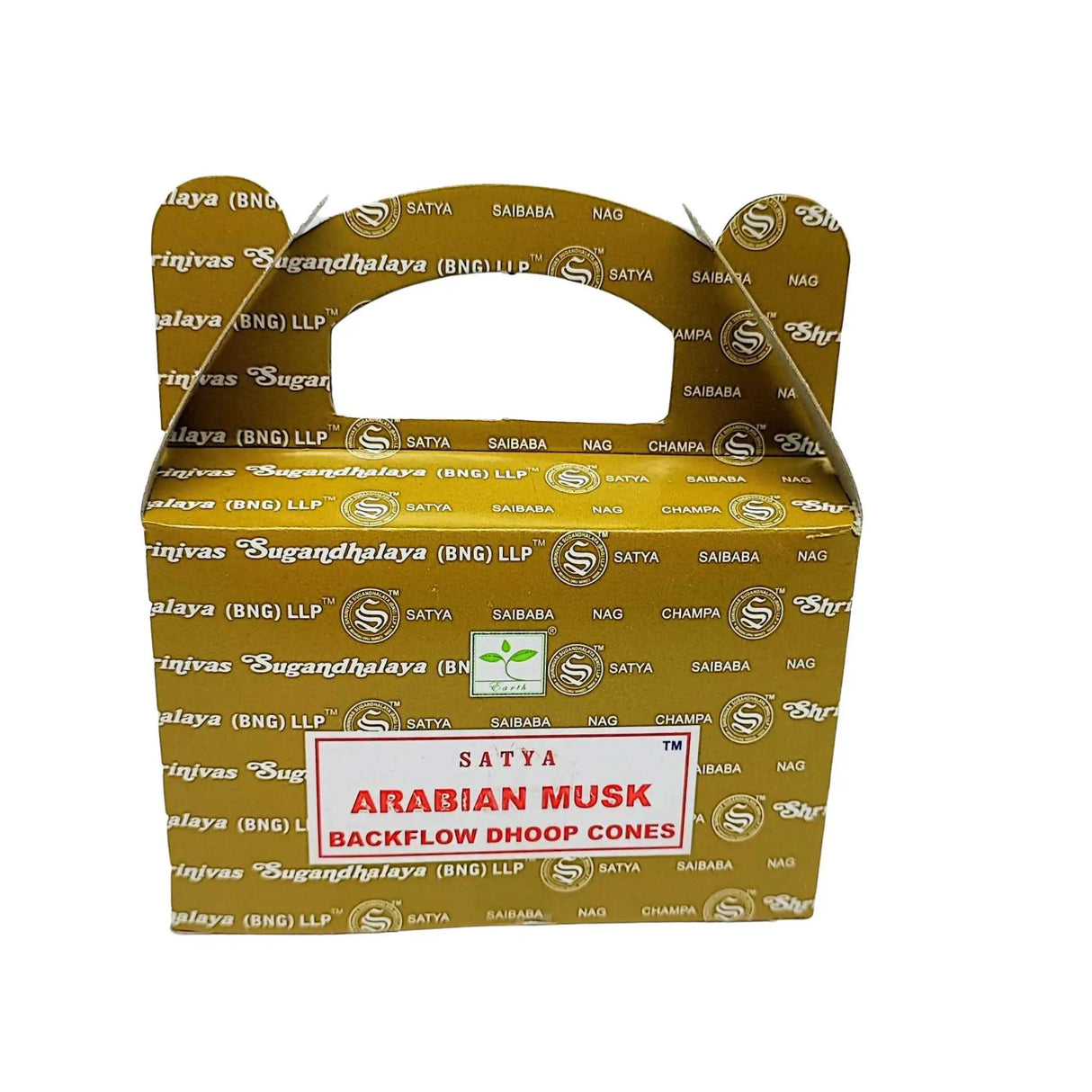 Incense -Satya -Backflow Cones -Arabian Musk -24 Cones
