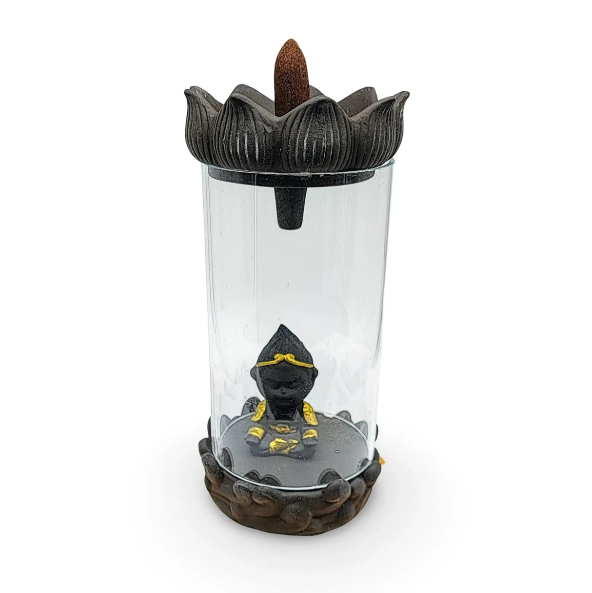 Incense Burner -Backflow -Ceramic -Lotus Flower & Buddha