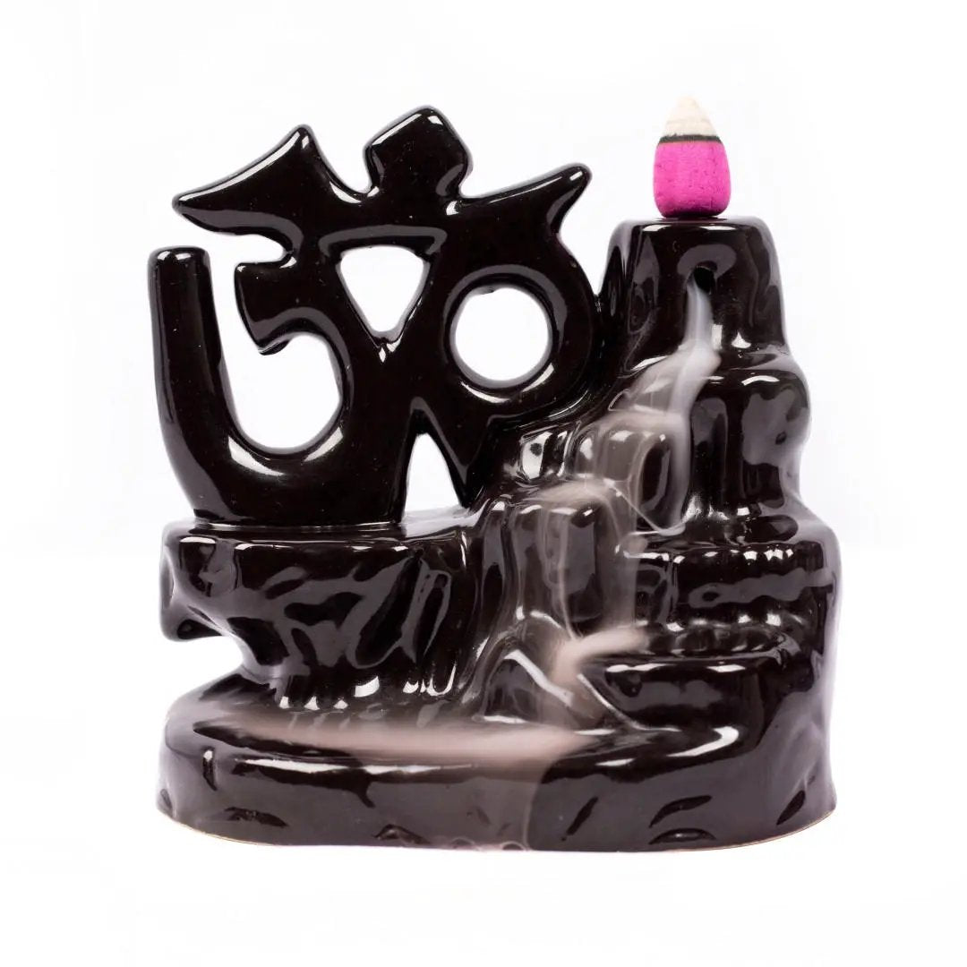 Incense Burner - Backflow Cone - Ceramic - OM