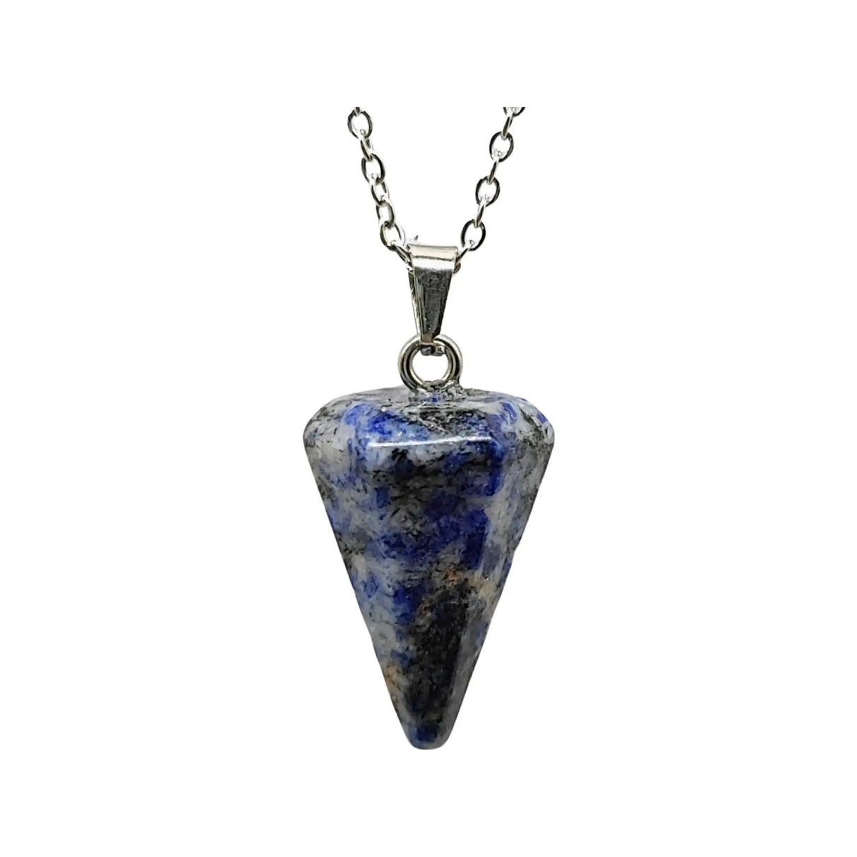 Necklace - Mini Cone - Blue Spot Jasper
