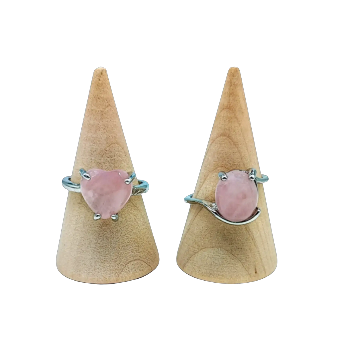 Ring - Rose Quartz - Multi Shape Choice - Size 6-10