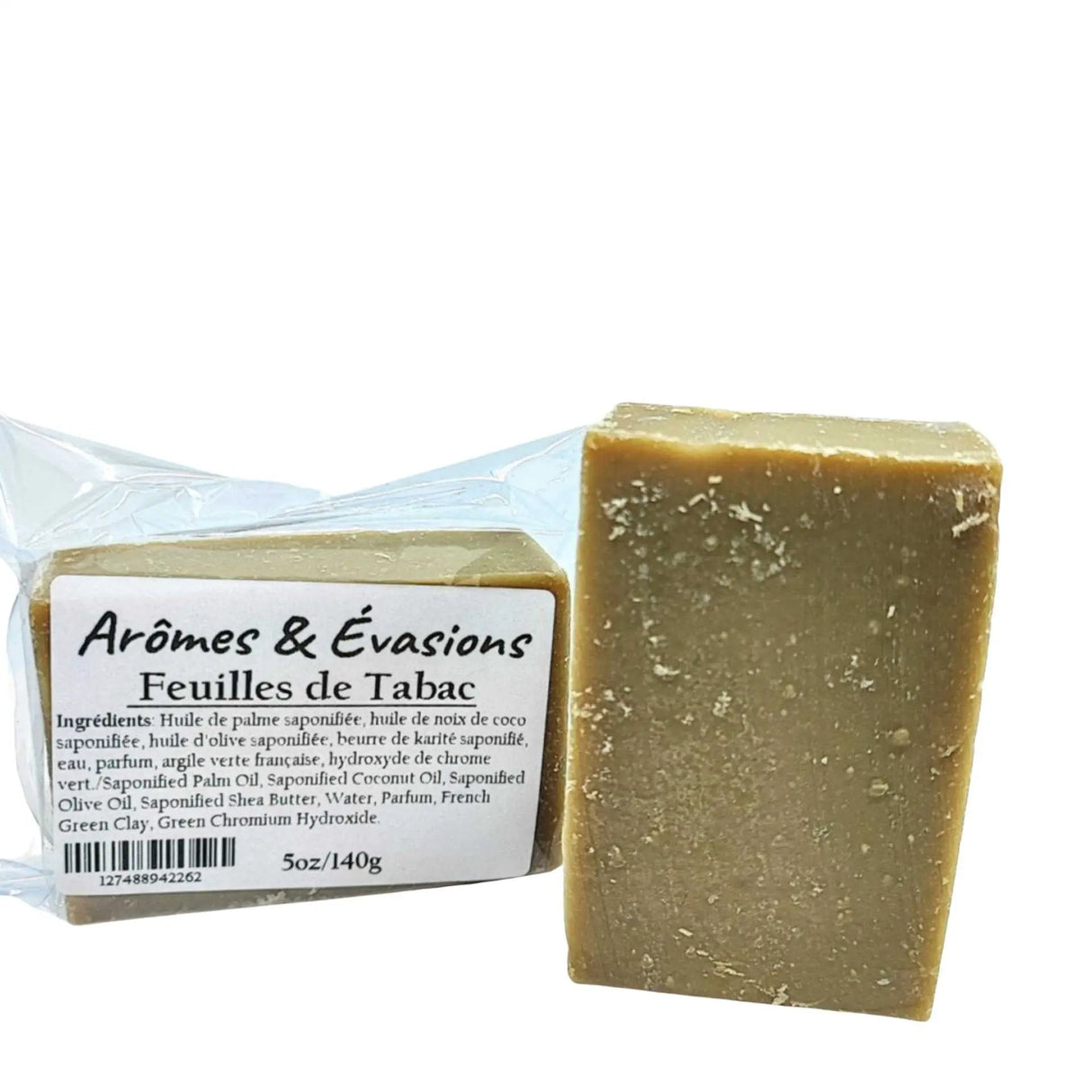 Soap Bar -Tobacco Leaves -5oz/140g