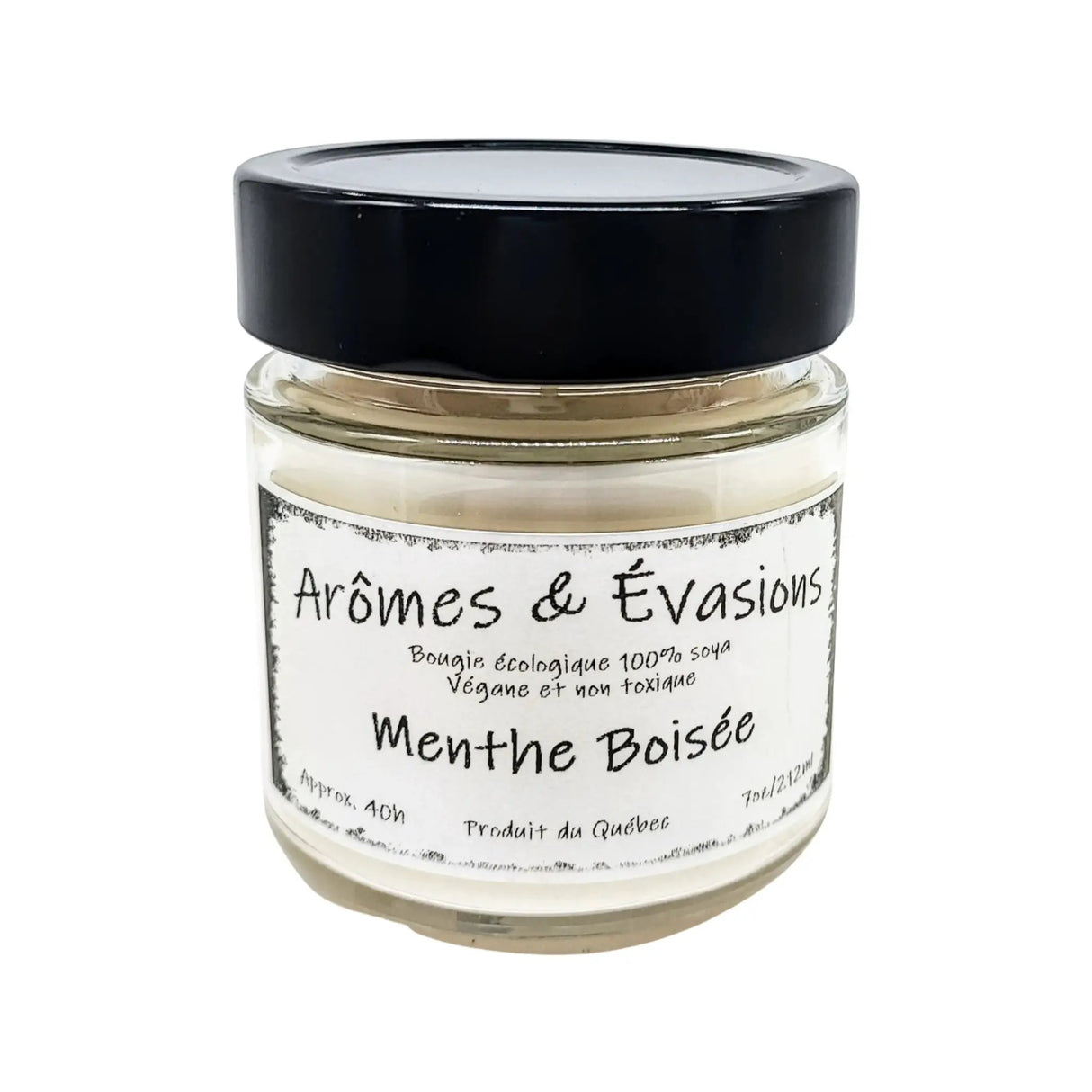 Soy Candle -Woody Mint -7oz
