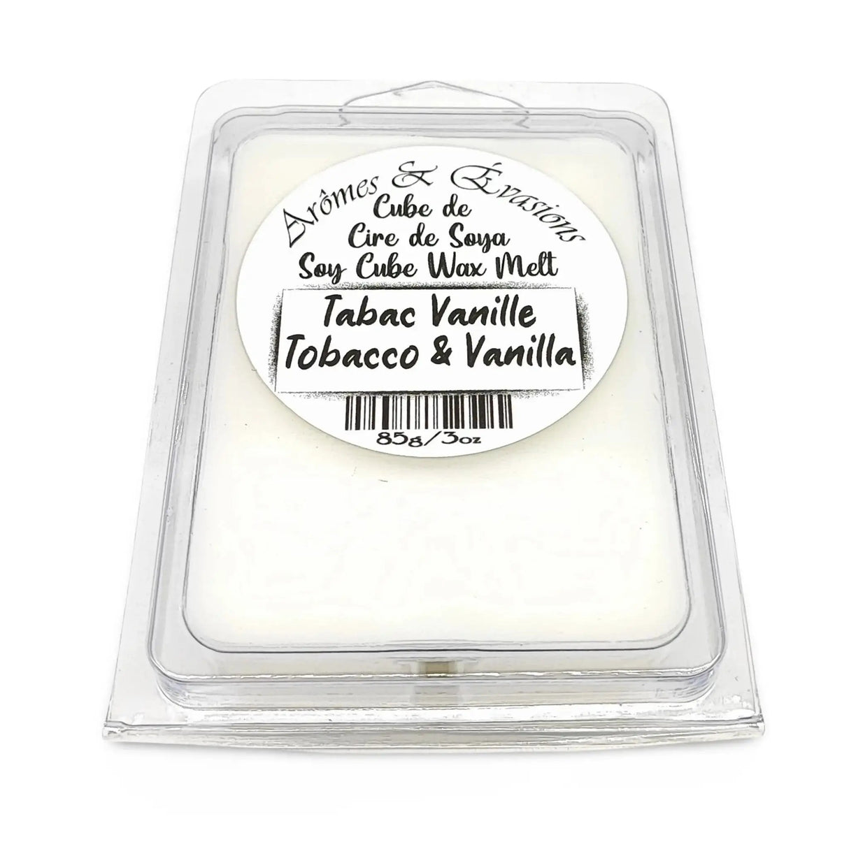 Soy -Scented Wax Melts Tart Cube Tobacco & Vanilla