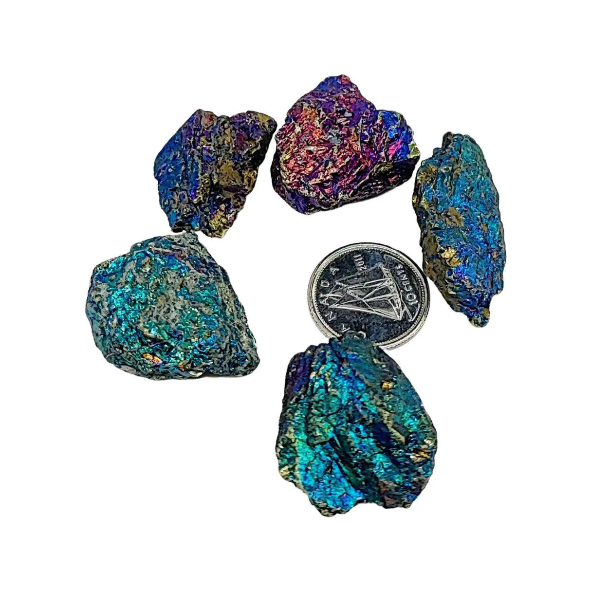 Stone -Chalcopyrite Peacock Ore -Rough -Small