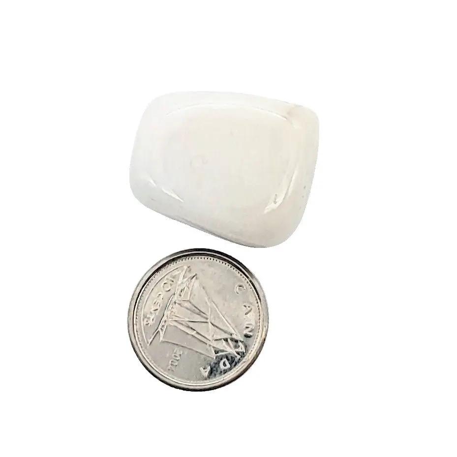 Stone -White Jade -Tumbled -Small