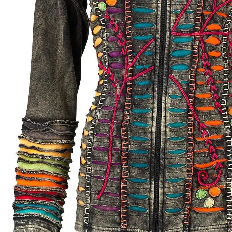 Clothing - Razor Cut Multi-Color Jacket