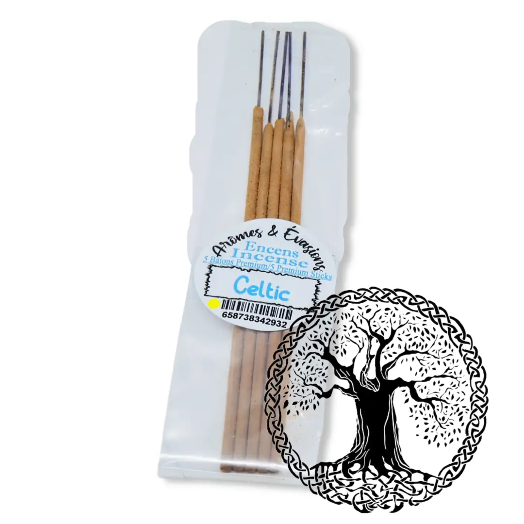 Incense Sticks - Premium Collection - Celtic - Pack of 5 Masala Sticks