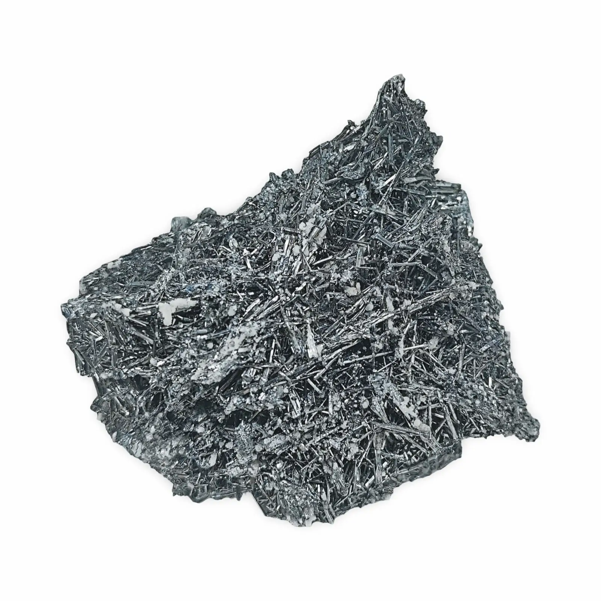 Mineral sample on a white background