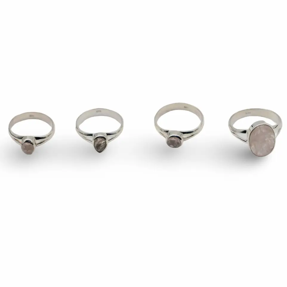 Ring - 925 Sterling Silver - Morganite