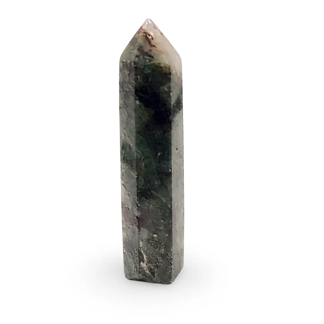 Stone - Crystal Point - Moss Agate - Tumbled