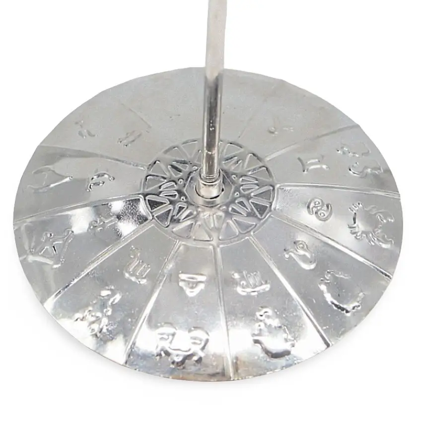 Stone - Yooperlite Moon Shape with Astrological Metal Stand