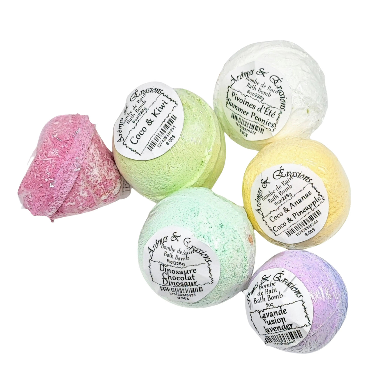 Bath Bomb Arômes & Évasions.