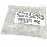 Stone - Tumbled Chips - Crystal Quartz - 2 to 4mm 100 g