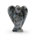 Stone - Natural Labradorite - Angel Sculpture - 2"