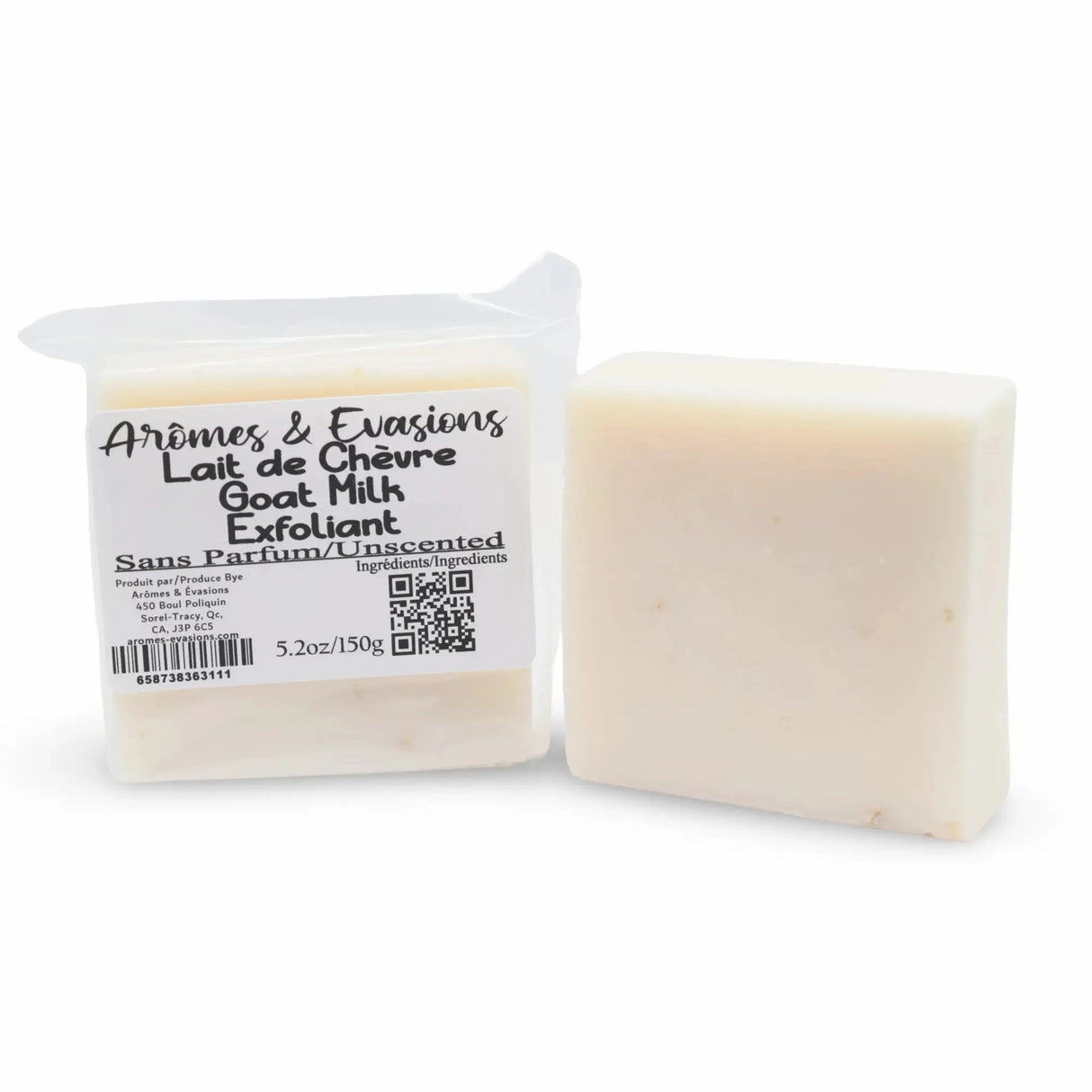 Soap Bar - Cold Process - Exfoliant - Goat Milk - Unscented