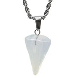 Necklace - Mini Cone - Opalite