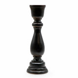 Candle Holder - Pine Wood - Coconut Brown
