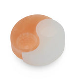 Candle Holder - Selenite - Yin Yang