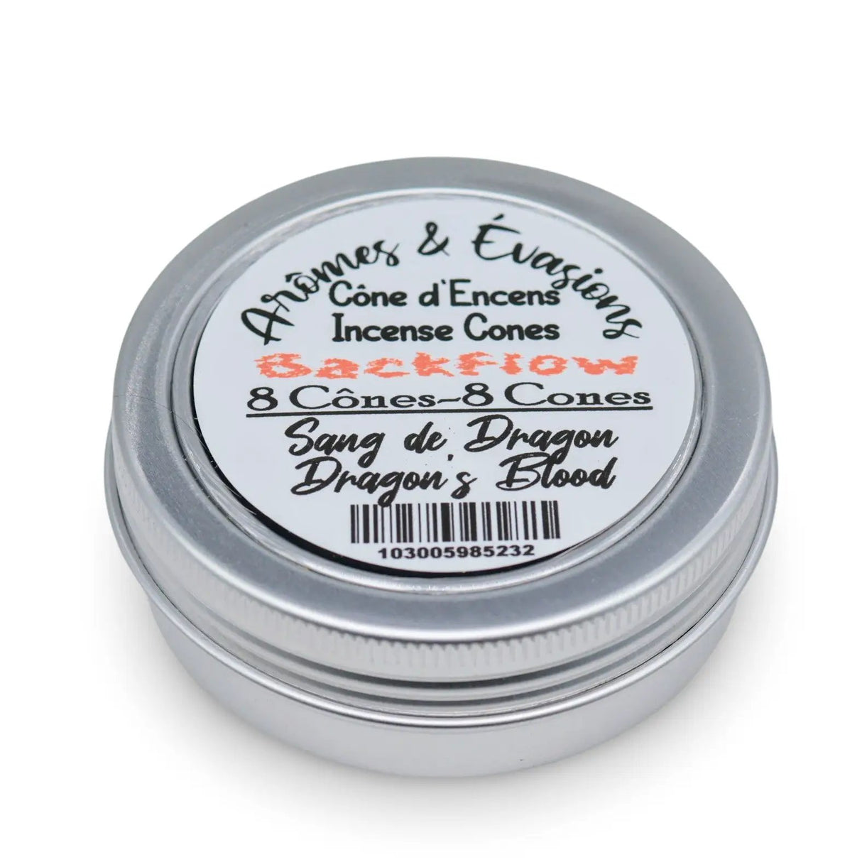 Incense - Backflow Cones - Dragon's Blood - 8 Cones