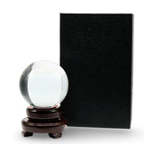 Wicca & Pagan - Clear Crystal Ball on Stand - Small