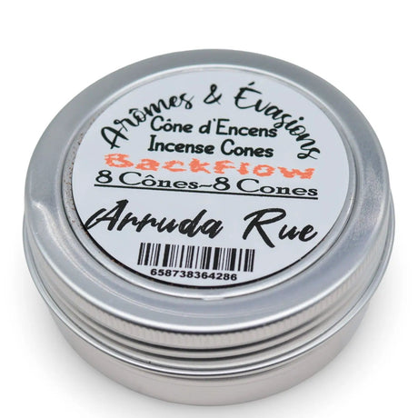 Incense - Backflow Cones - Arruda Rue - 8 Cones