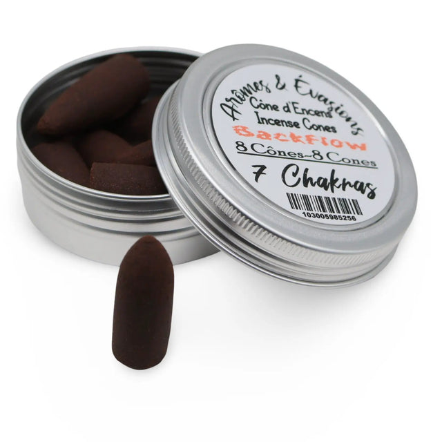 Incense - Backflow Cones - 7 Chakras - 8 Cones