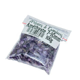 Stone - Tumbled Chips - Amethyst - 7 to 10mm 100 g