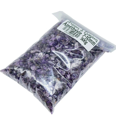 Stone - Tumbled Chips - Amethyst - 7 to 10mm 500 g