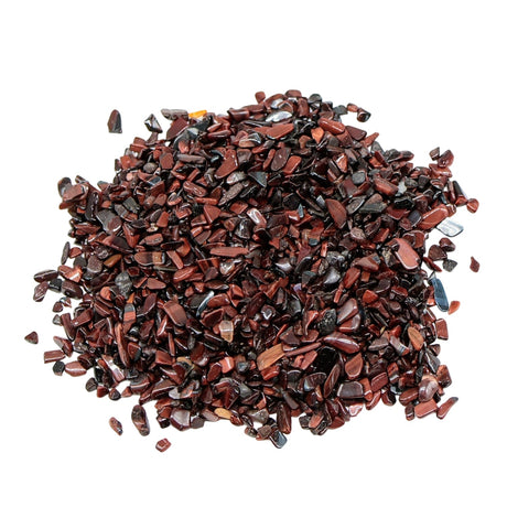 Stone - Tumbled Chips - Red Tiger Eye - 3 to 4mm