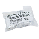 Stone - Tumbled Chips - White Howlite - 10 to 20mm 50 g