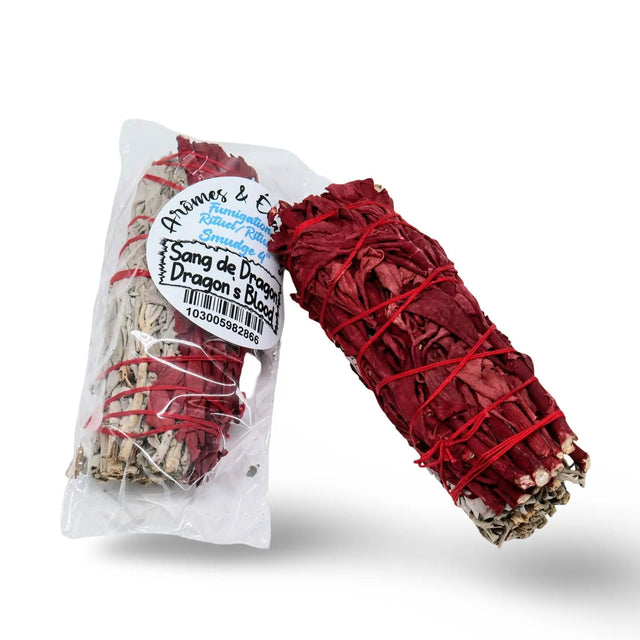 Smudging Incense Stick - Sage & Dragons Blood - 4"