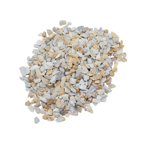 Stone - Rough Chips - Fossil Coral - 6 to 8mm 500 g