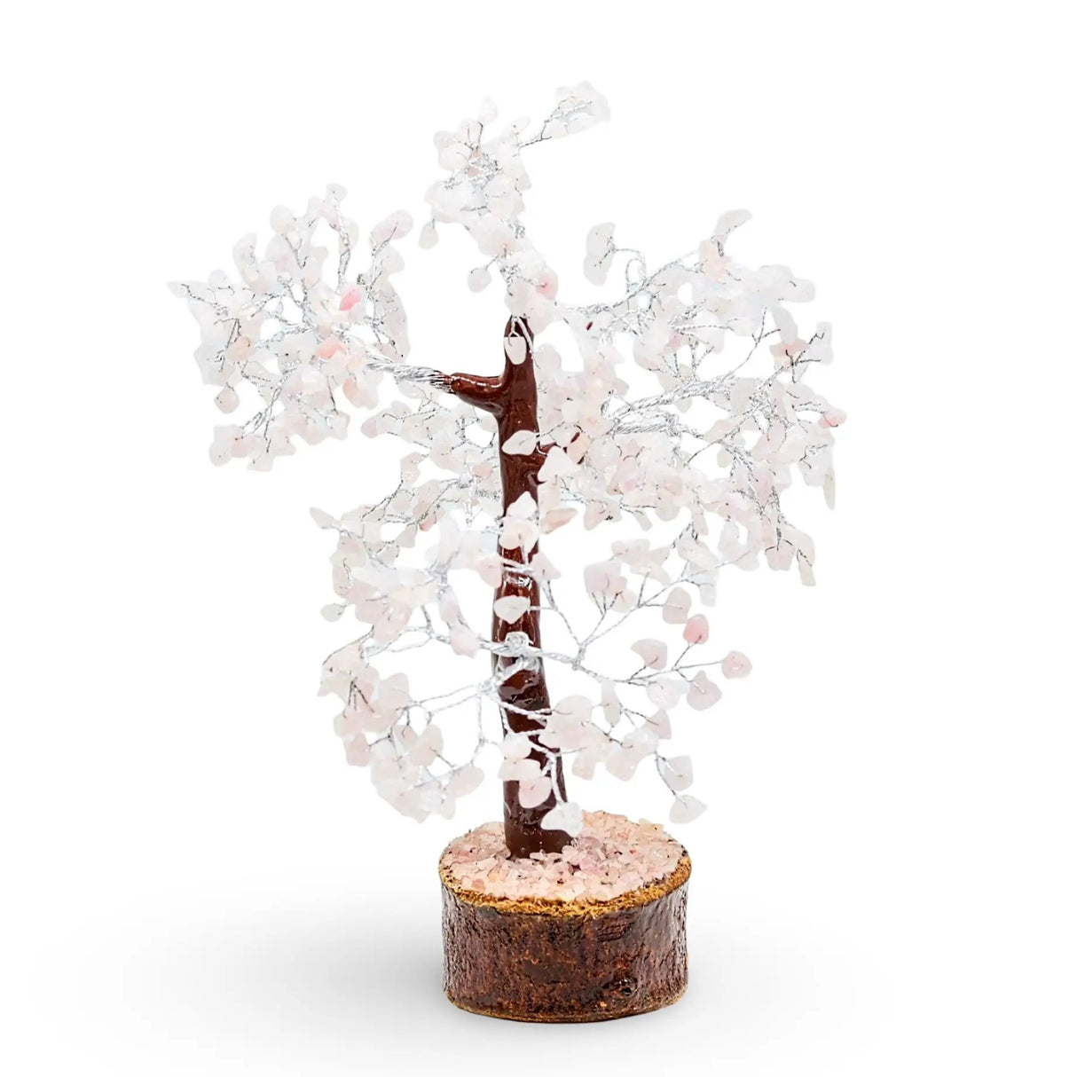 Home Decor - Gem Tree - Rose Quartz - 10"H - 500 Beads